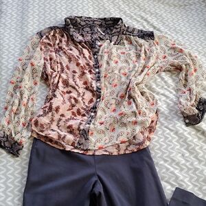 Floral Patchwork Blouse